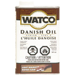 RUST-OLEUM 65541 Watco Quart Light Walnut Danish Oil Finish