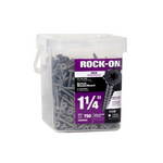 Rock-On 23306 9 by 1-1/4" Serrated Head Star Drive Cement Board Screws (750 Pack)