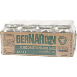 12 Pack 1L Wide Mason Jars