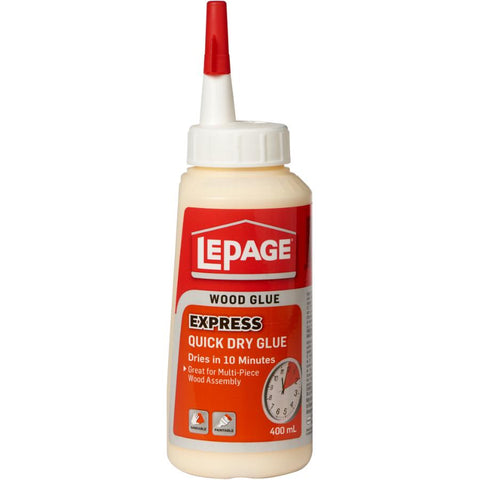 LePage Express Quick Dry Wood Glue 400 ml