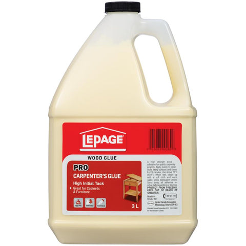 LePage Pro Carpenters Glue 3 l