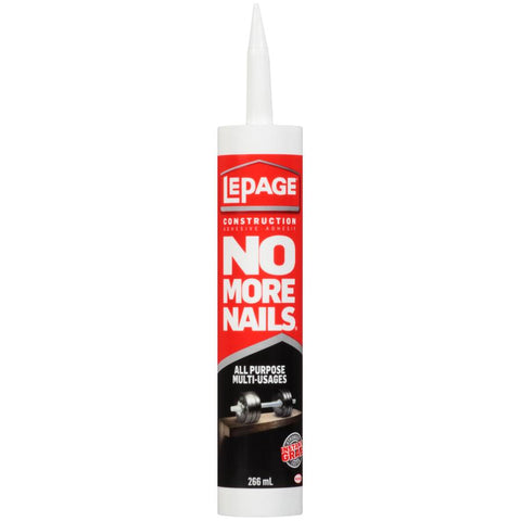 LePage No More Nails All Purpose Construction Adhesive 266 ml