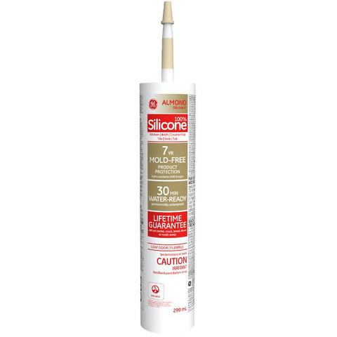 Kitchen and Bath Silicone II Sealant - Almond, 299 ml