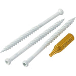 GRK 772691178305 8 by 2-Inch 1/2 Containing 1-Pack Equal to 100 Screws Trim Handypack, White