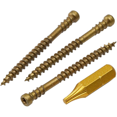 GRK THS82HP Trim HandyPak RT 8 by 2-Inch Composite Screws, 100 Screws per Package