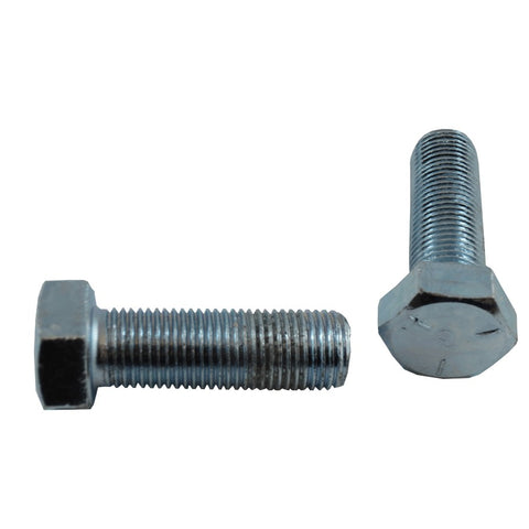 2 Pack 1/2" x 1-1/2" #5 Zinc Plated Fine Hex Bolts