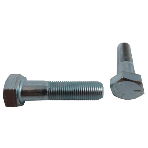 2 Pack 1/2" x 2" #5 Zinc Plated Fine Hex Bolts