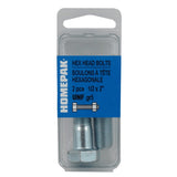 2 Pack 1/2" x 2" #5 Zinc Plated Fine Hex Bolts