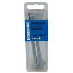 2 Pack 1/4" x 4" #2 Zinc Plated Coarse Carriage Bolts
