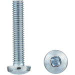 10 Pack #10-32 x 1" Zinc Plated Round Machine Screws