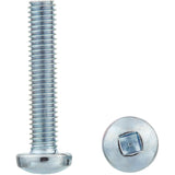 10 Pack #10-32 x 1" Zinc Plated Round Machine Screws