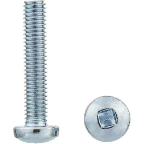 10 Pack #10-32 x 1" Zinc Plated Round Machine Screws