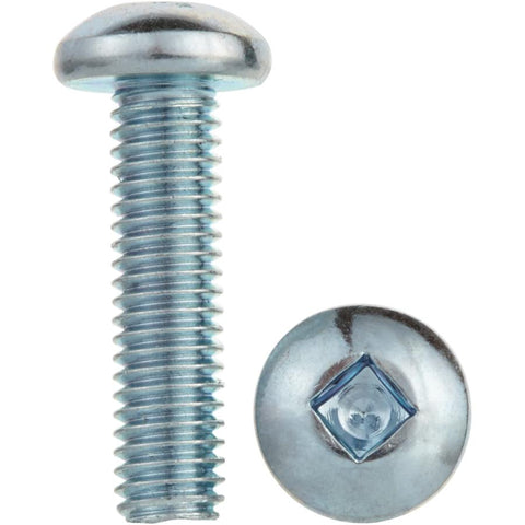 10 Pack #10-32 x 3/4" Zinc Plated Round Machine Screws