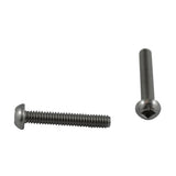 10 Pack #6-32 x 3/4" Stainless Steel Round Machine Screws