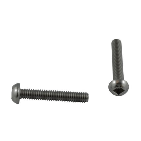 10 Pack #6-32 x 3/4" Stainless Steel Round Machine Screws