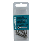 10 Pack #6-32 x 1-1/4" Stainless Steel Round Machine Screws