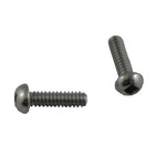 10 Pack #6-32 x 1/2" Stainless Steel Round Machine Screws