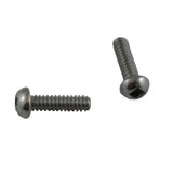 10 Pack #6-32 x 1/2" Stainless Steel Round Machine Screws
