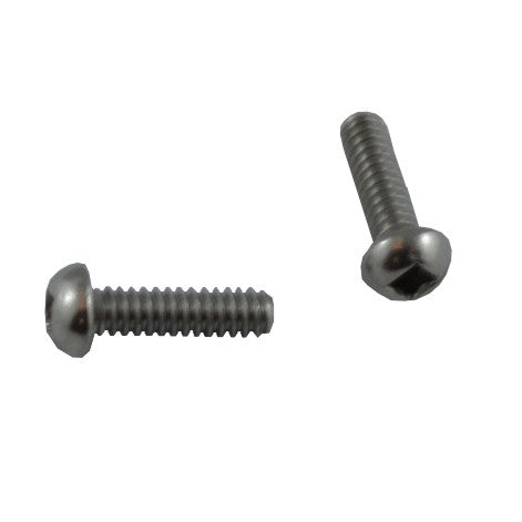 10 Pack #6-32 x 1/2" Stainless Steel Round Machine Screws