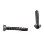 10 Pack #6-32 x 1" Stainless Steel Round Machine Screws
