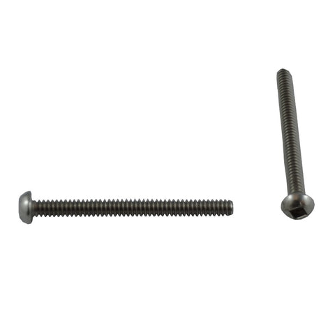 10 Pack #6-32 x 1-1/2" Stainless Steel Round Machine Screws