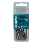 10 Pack #6-32 x 1-1/2" Stainless Steel Round Machine Screws