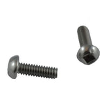 10 Pack model number 8-32 x 1/2" Stainless Steel Round Machine Screws