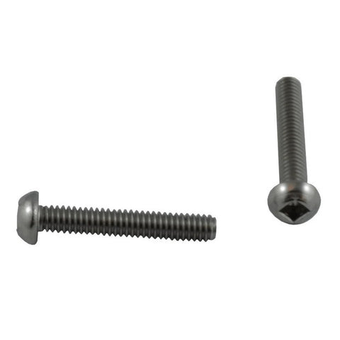 10 Pack #8-32 x 1" Stainless Steel Round Machine Screws