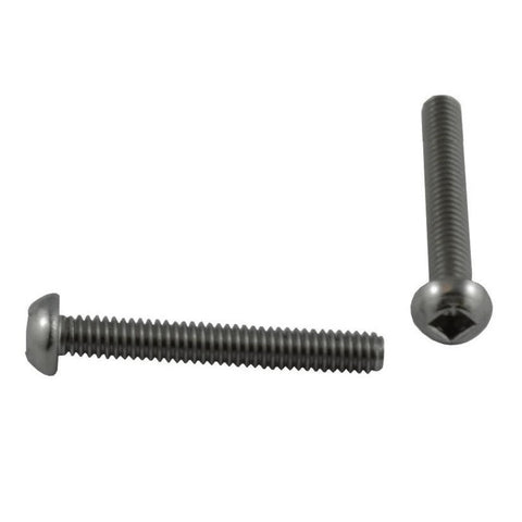 10 Pack #8-32 x 1-1/2" Stainless Steel Round Machine Screws