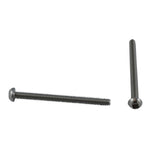10 Pack #8-32 x 2" Stainless Steel Round Machine Screws
