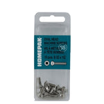 10 Pack #8-32 x 1/2" Stainless Steel Oval Head Machine Screws
