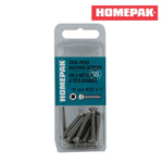 10 Pack #8-32 x 1" Stainless Steel Oval Head Machine Screws