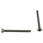 10 Pack #8-32 x 2" Stainless Steel Oval Head Machine Screws