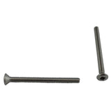 10 Pack #8-32 x 2" Stainless Steel Oval Head Machine Screws