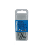 10 Pack 6-32 x 2" Zinc Plated Flat Head Machine Screws, with Nuts