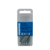 10 Pack 6-32 x 1-1/2" Zinc Plated Flat Head Machine Screws, with Nuts