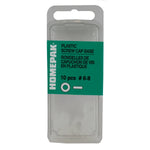 10 Pack #6-8 Counter-Sunk Cap Snap Bases