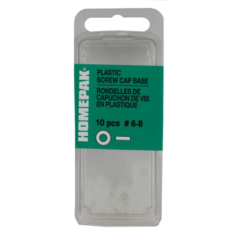 10 Pack #6-8 Counter-Sunk Cap Snap Bases