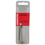 2 Pack 1/4" x 3-1/4" Nickel Plated Connector Bolts