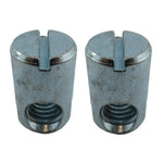 2 Pack 1/2" x 3/4" Long Cross Dowel Connectors