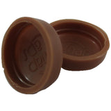 10 Pack #6-8 Brown Plastic Screw Caps
