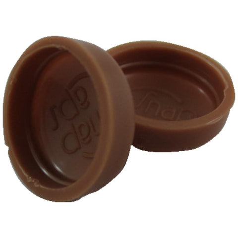 10 Pack #6-8 Brown Plastic Screw Caps
