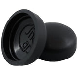 10 Pack #10-1/4" Black Plastic Screw Caps