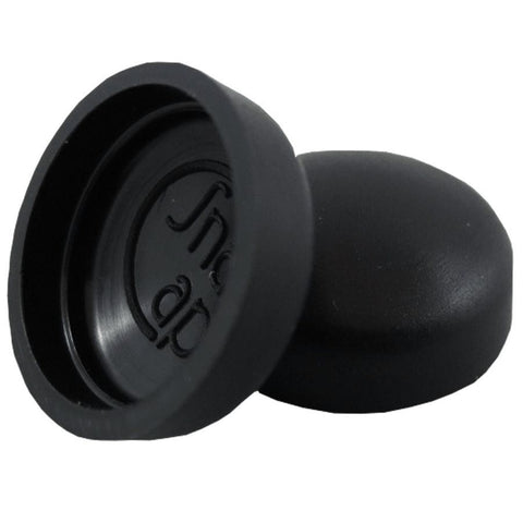 10 Pack #10-1/4" Black Plastic Screw Caps