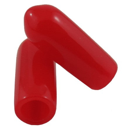 10 Pack #8 Red Vinyl Screw Caps