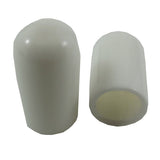 10 Pack 1/4" White Vinyl Screw Caps
