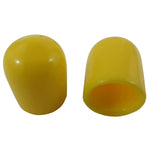 10 Pack 3/8" Yellow Vinyl Screw Caps