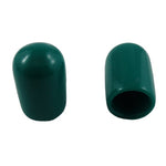 10 Pack 5/16" Green Vinyl Screw Caps