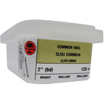 125 Pack 2" x 12 Ga. Common Nails