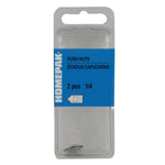 2 Pack 1/4" Push-On Nuts